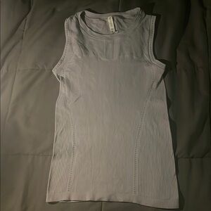 Gray Sleeveless Top